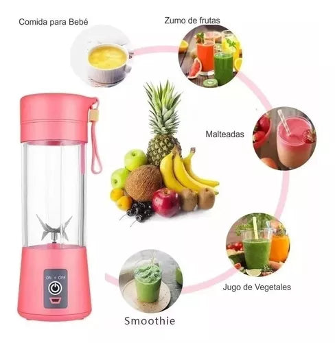 🥤⚡ Licuadora Personal Portátil – Mezcla Donde Quieras