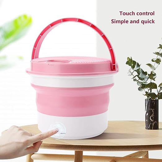 🧺✨ Mini Lavadora Portátil y Plegable – Cuida tus prendas más delicadas