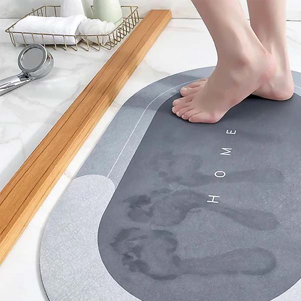 🛁 Tapete de Baño Súper Absorbente – Tecnología Antideslizante y Secado Rápido