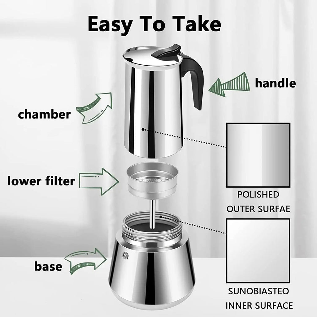 🌟 CAFETERA ESPRESSO 9 TAZAS – ¡Potencia y sabor en grande! 🌟