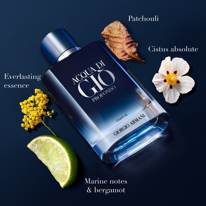 🌊 ACQUA DI GIÒ PROFONDO 100ML + Perfumero