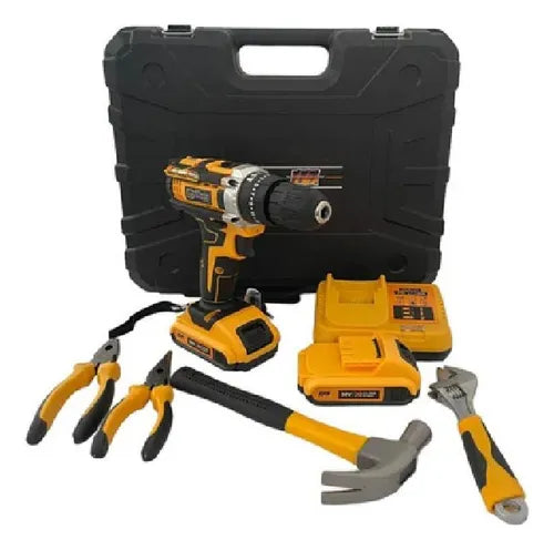 🔧 Set Taladro Eléctrico y Herramientas HE006