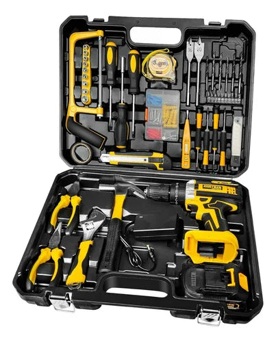 🔧 Set Taladro Eléctrico y Herramientas HE006