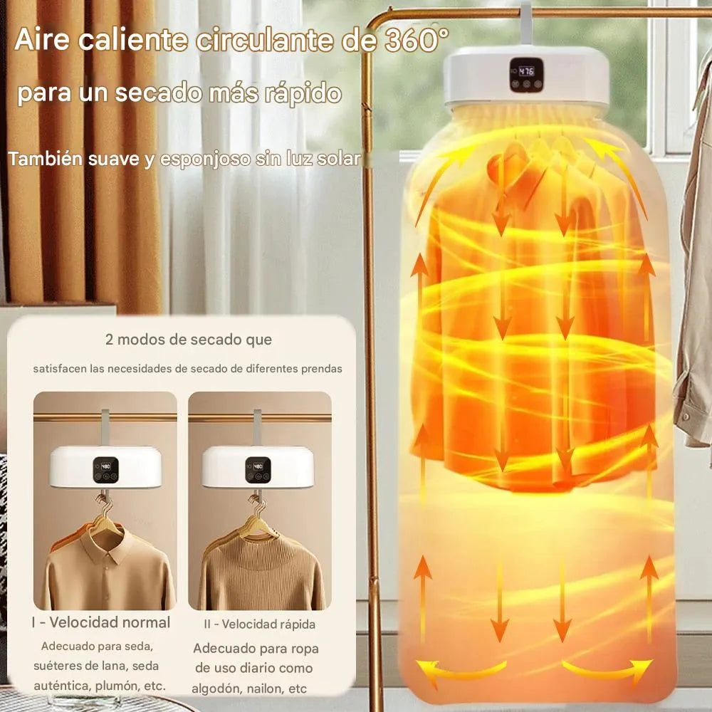 Secador De Ropa Secadora Portátil Ideal Para Viajes Y Apartamentos