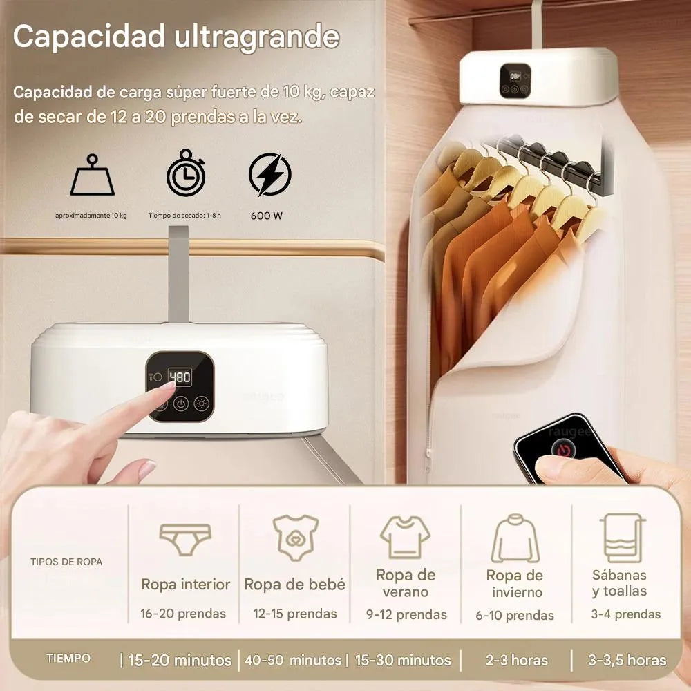 Secador De Ropa Secadora Portátil Ideal Para Viajes Y Apartamentos