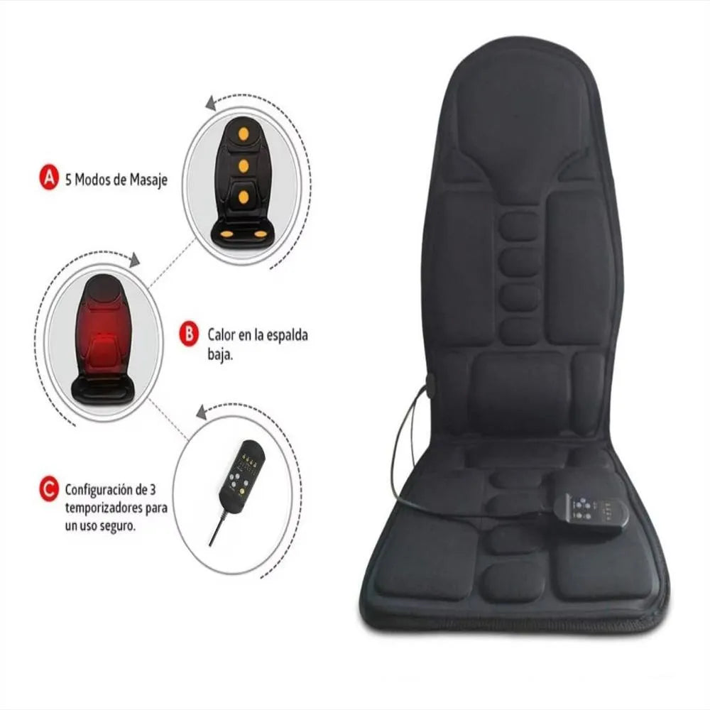 🪑✨ Silla Masajeadora Ergonómica con Calor Lumbar – Diseño Premium y Tecnología Avanzada ✨🪑